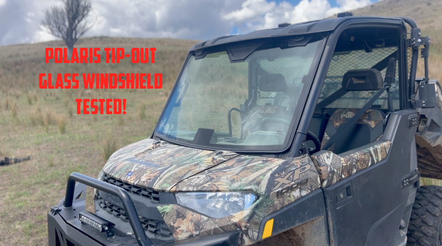 VIDEO POLARIS RANGER WINDSHIELD TESTED! Australasian SXS